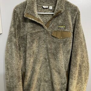 LL Bean Fuzzy Pullover - Womens XL - Excellent Condition